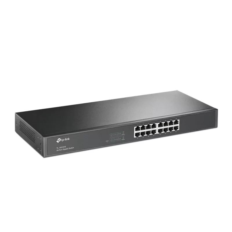 Kontrolsat - 19" Rack Switch - TP-Link 16 Gigabit ports - TL-SG1016