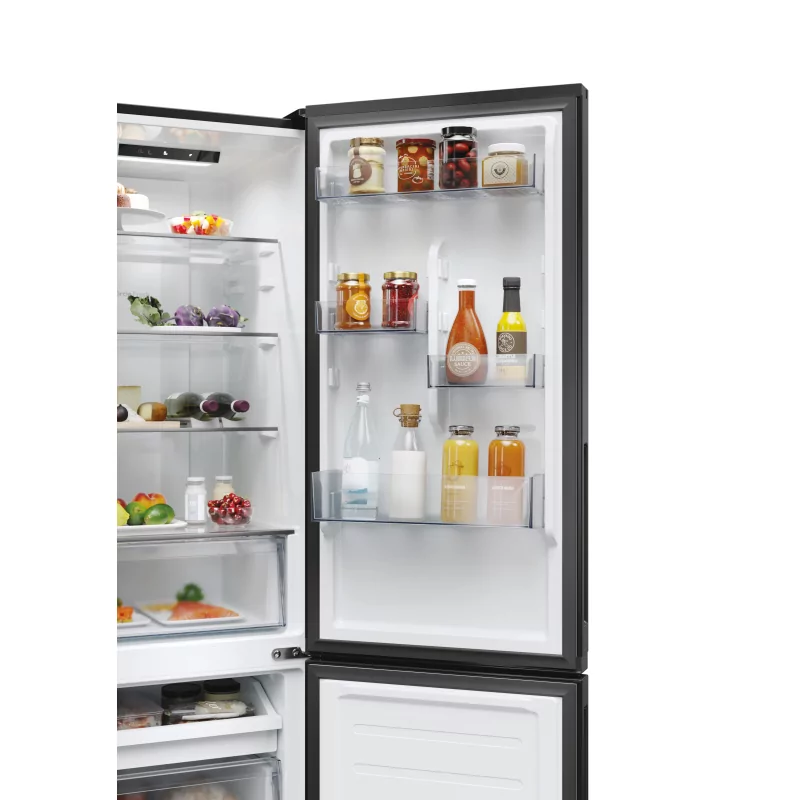 Kontrolsat - Candy CNCQ2T518EB Fridge Freezer (279L - Class E - Black)