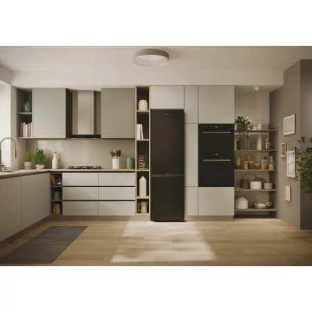 Kontrolsat - Candy CNCQ2T518EB Fridge Freezer (279L - Class E - Black) Kontrolsat - Candy CNCQ2T518EB Fridge Freezer (279L - Class E - Black)
