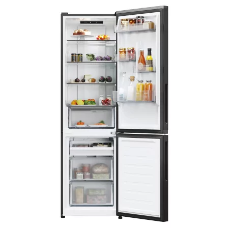 Kontrolsat - Candy CNCQ2T518EB Fridge Freezer (279L - Class E - Black) Kontrolsat - Candy CNCQ2T518EB Fridge Freezer (279L - Class E - Black)