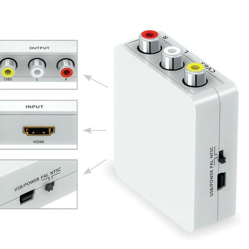 Convertidor Hdmi p/ 3 RcaAV - ACTVH237