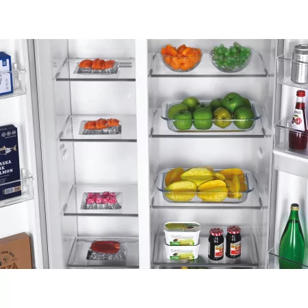 Kontrolsat - Candy CHSBSO-6174XWD American Fridge Freezer (529L - Class E - Inox) Kontrolsat - Candy CHSBSO-6174XWD American Fridge Freezer (529L - Class E - Inox)