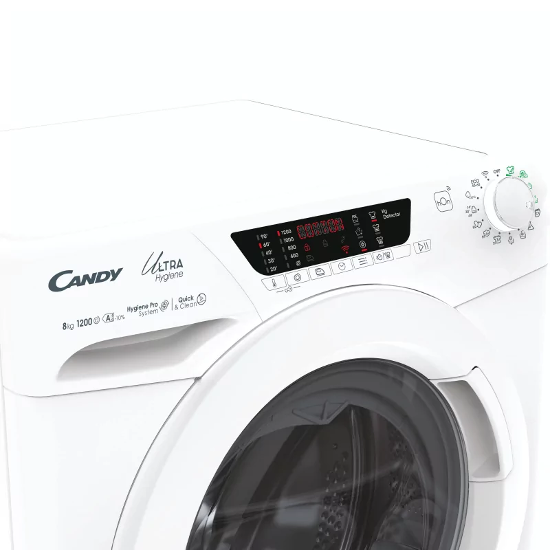Kontrolsat - Candy HE1284TWM6/1-S Washing Machine (8kg - 1200rpm - Class A)