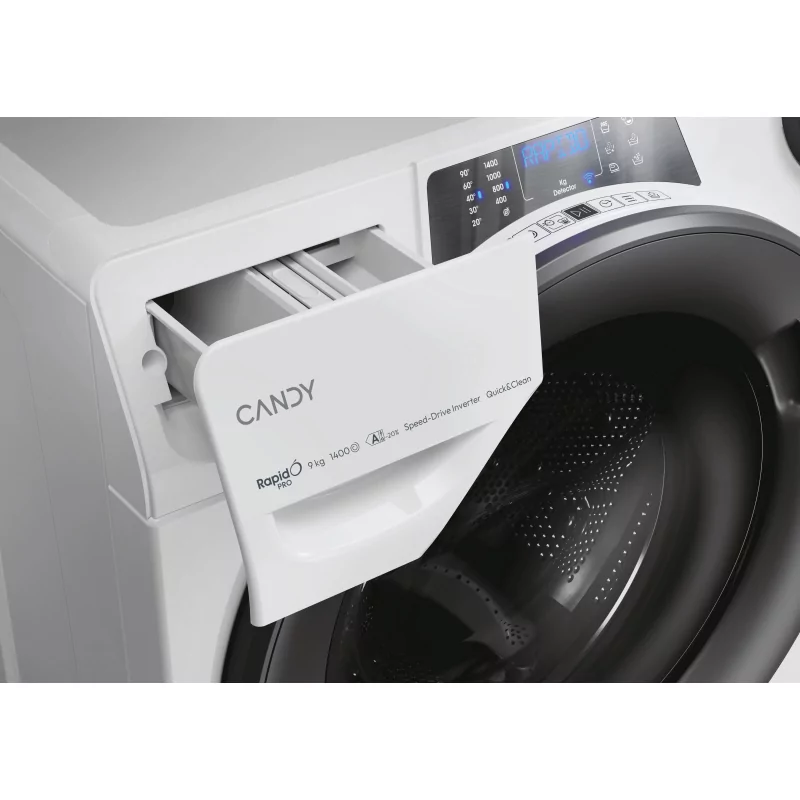 Kontrolsat - Maquina Lavar Roupa Candy - (9Kg - 1400rpm) - RP496BWMR8/1-S