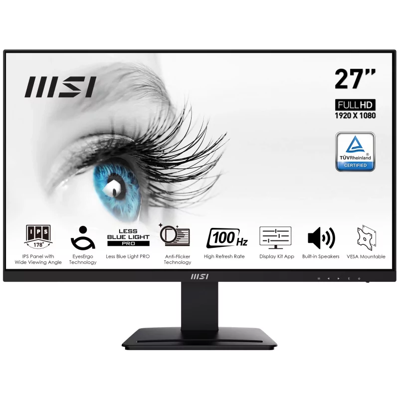 Kontrolsat - Monitor MSI - (27 - FHD - 100Hz - 1ms - Freesync - 300nits) - MP273A Kontrolsat - Monitor MSI - (27 - FHD - 100Hz - 1ms - Freesync - 300nits) - MP273A