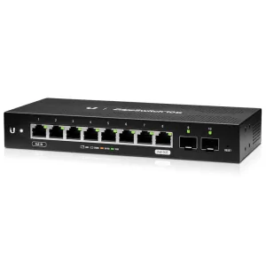 Kontrolsat - Switch Ubiquiti - 10 Portas - ES-10X