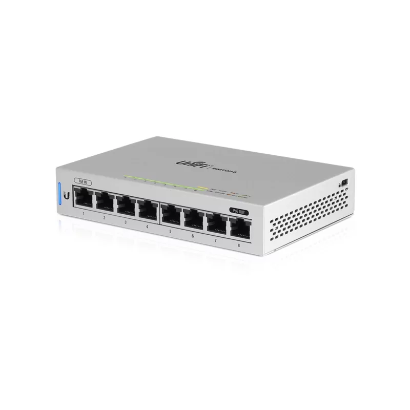 Kontrolsat - Switch UBIQUITI Unifi - 8 Portas - US-8