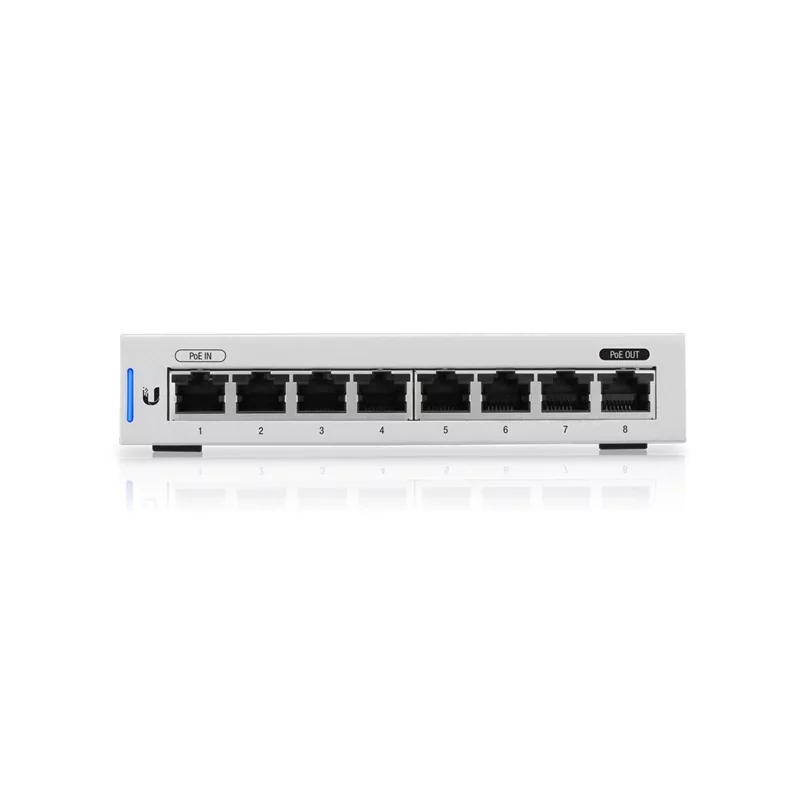 Kontrolsat - Switch UBIQUITI Unifi - 8 Portas - US-8
