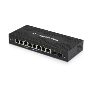 Kontrolsat - Switch EdgeSwitch Ubiquiti - 10 Portas - ES-10XP