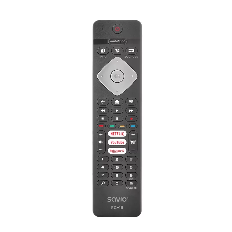Kontrolsat - Comando Universal TV Philips Ambilight - Savio RC-16 Kontrolsat - Comando Universal TV Philips Ambilight - Savio RC-16