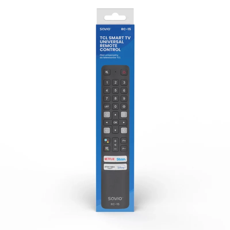 Kontrolsat - TCL Universal Smart TV Remote Control - Savio RC-15