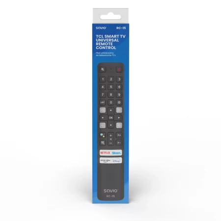 Kontrolsat - Comando Universal Smart TV TCL - Savio RC-15 Kontrolsat - Comando Universal Smart TV TCL - Savio RC-15
