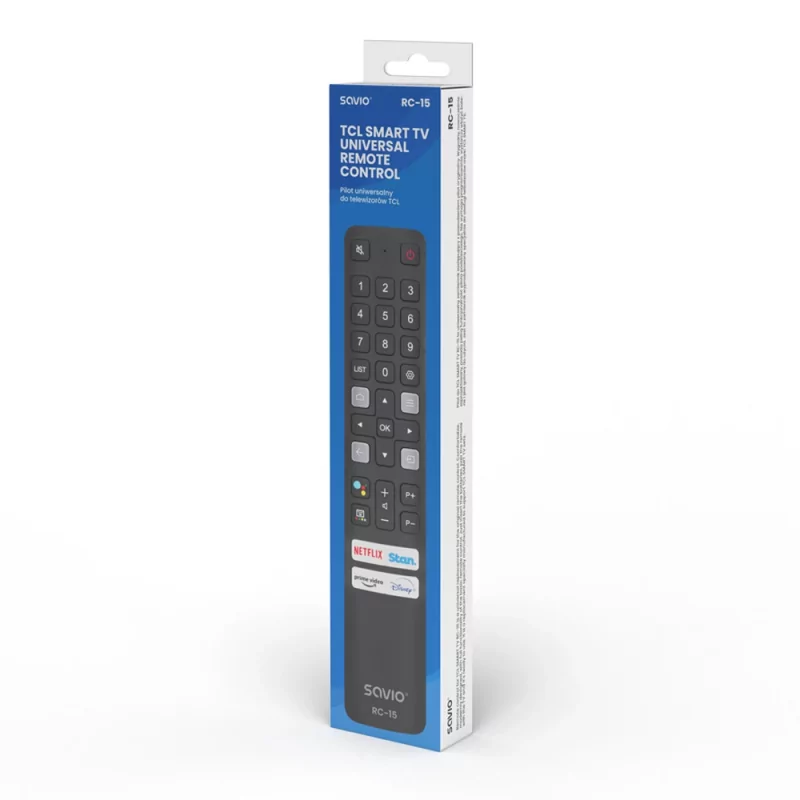 Kontrolsat - TCL Universal Smart TV Remote Control - Savio RC-15