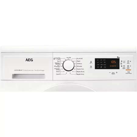 Kontrolsat - AEG Washing Machine - (8Kg - 1200RPM - Class A) - LFA5I82WRE Kontrolsat - AEG Washing Machine - (8Kg - 1200RPM - Class A) - LFA5I82WRE
