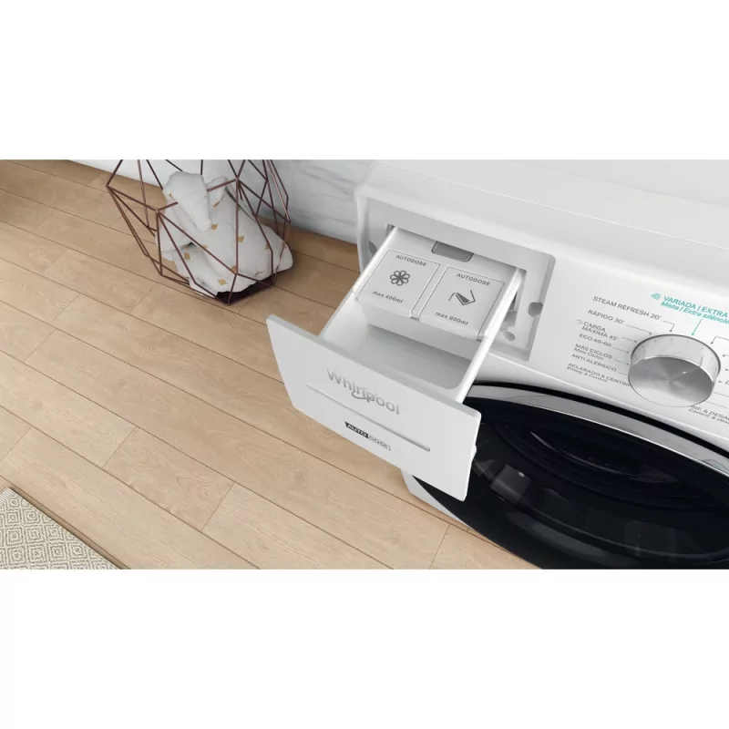 Kontrolsat - Máquina Lavar Roupa Whirlpool W8 W046WR SPT (10kg - 1400rpm - Classe A)