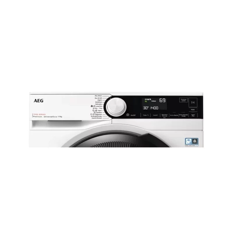 Kontrolsat - Máquina de Lavar Roupa AEG LFR7494O4V – 9Kg, 1400RPM, Inverter, Classe A, Branco