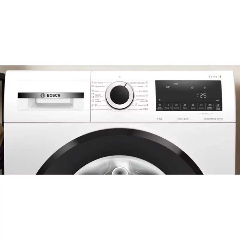 Kontrolsat - Maquina Lavar Roupa Bosch Série 6 - 9Kg 1200rpm EcoSilence | WGG14Z00ES