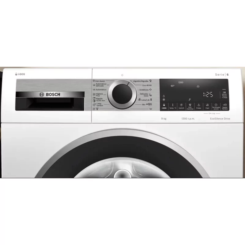 Kontrolsat - Máquina de Lavar Roupa Bosch WGG242F0ES – 9Kg, 1400RPM, Série 6, EcoSilence Drive, Classe A, Branco