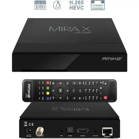 Amiko Mira X HiS-2000 DVB-S2X HEVC
