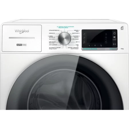 Kontrolsat - Maquina Lavar Roupa Whirlpool - 8Kg 1400rpm Inverter Branca - W8 W946WR SPT Kontrolsat - Maquina Lavar Roupa Whirlpool - 8Kg 1400rpm Inverter Branca - W8 W946WR SPT