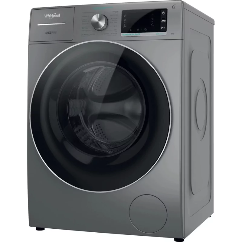 Kontrolsat - Máquina Lavar Roupa Whirlpool - 8Kg 1400rpm Inverter Look Inox - W8 W946SR SPT