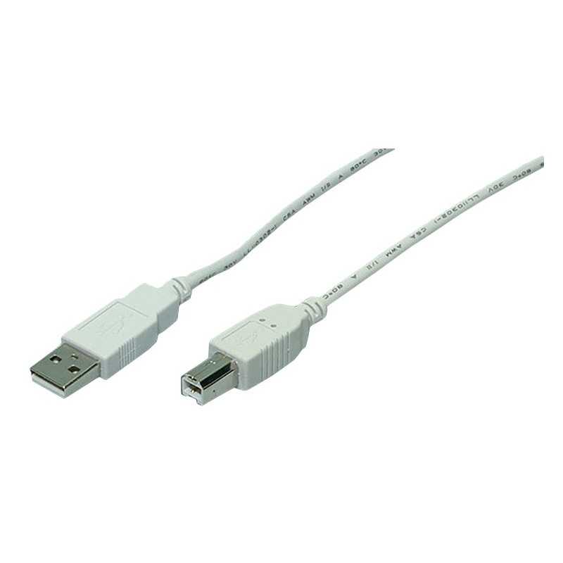 Logilink Cabo USB 2.0 - USB A para USB B - 5M