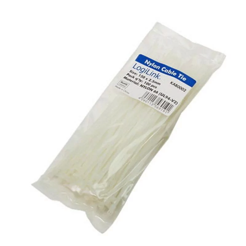 Logilink Plastic Cable Ties With Serrilha 100 pcs. Logilink Plastic Cable Ties With Serrilha 100 pcs.