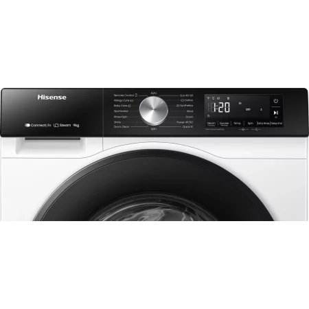 Kontrolsat - Máquina De Lavar Roupa Hisense - (9Kg - 1400rpm) - WF3S9043BW3 Kontrolsat - Máquina De Lavar Roupa Hisense - (9Kg - 1400rpm) - WF3S9043BW3