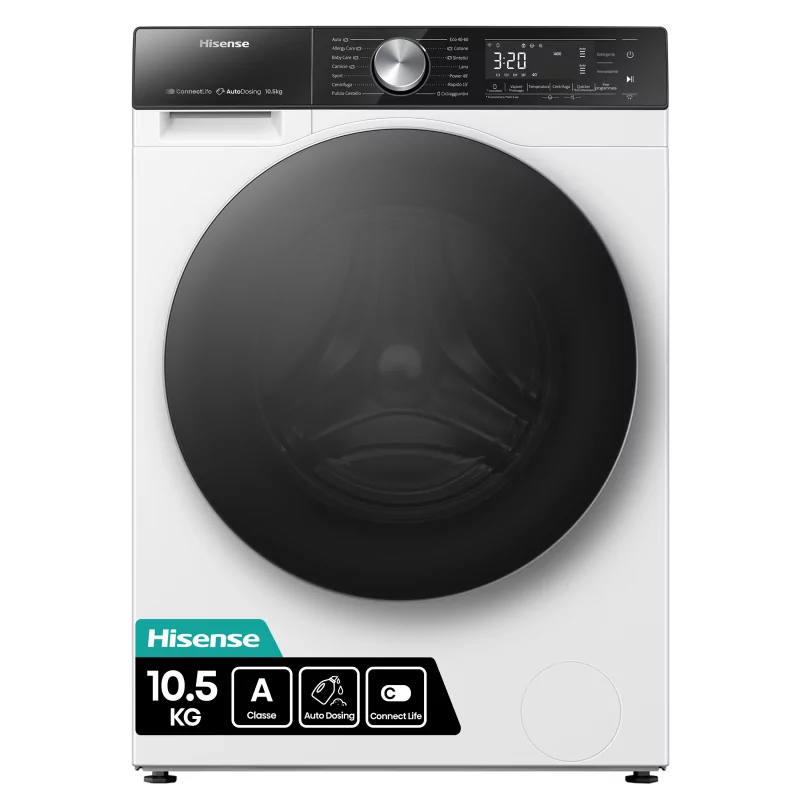 Kontrolsat - Hisense Washing Machine - (10.5kg - 1400rpm) - WF5S1045BW Kontrolsat - Hisense Washing Machine - (10.5kg - 1400rpm) - WF5S1045BW