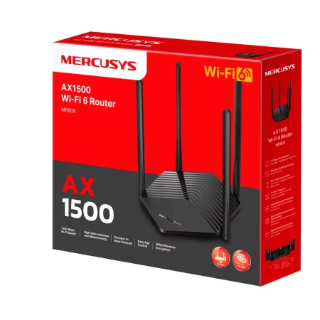 Kontrolsat - Mercusys Mr60x Wireless Router Kontrolsat - Mercusys Mr60x Wireless Router