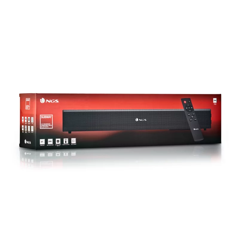 Kontrolsat - Soundbar Bluetooth NGS Subway - 40w - Canais 2.0