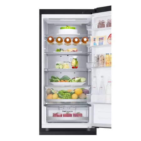 Kontrolsat - LG GBV7270DEV Fridge Freezer (387L - Class D - Black) Kontrolsat - LG GBV7270DEV Fridge Freezer (387L - Class D - Black)