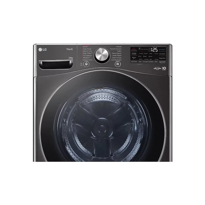 Kontrolsat - Máquina de Lavar Roupa LG F0P3CYV2E (20 kg - 1000 rpm - Black Steel)