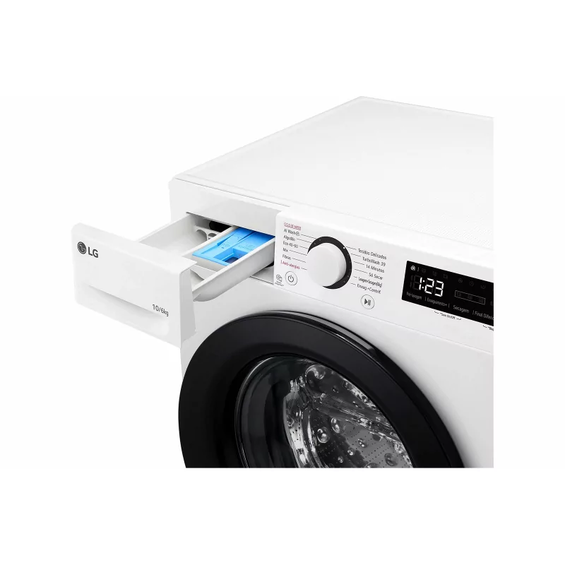 Kontrolsat - Lavadora-Secadora LG F4DR5010S6W (10/6kg - Classe A)