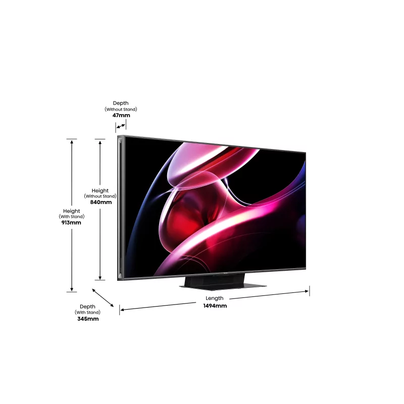 Kontrolsat - Smart TV Hisense 65" - 65UXKQ - (ULED Mini LED - 144Hz - Ultra HD 4K)