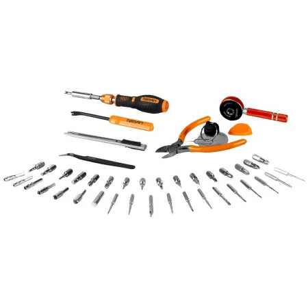 Kit de Ferramentas TT4700 - Reparação Mobile Toman - 47pcs|Toman|5999883026182