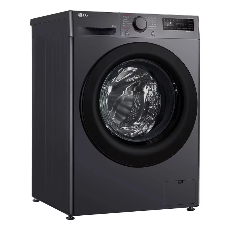 Kontrolsat - Lavadora-Secadora LG F4DR509S6M (9/6kg - Classe A - Preto)
