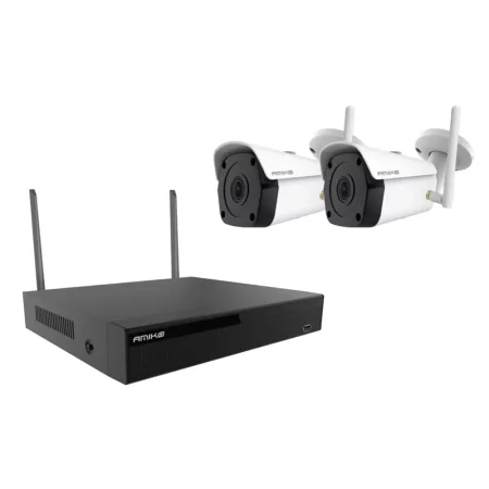 Amiko Home Kit 2950 - 2 Cameras 5MP + NVR 4CH - Wi-Fi