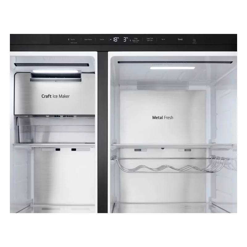 Kontrolsat - LG GSXE90EVDD American Fridge Freezer (628L - Class D - Black)