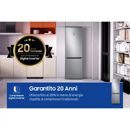 Kontrolsat - Samsung RB34C671DS9 Fridge Freezer (344L - Class D - Inox)