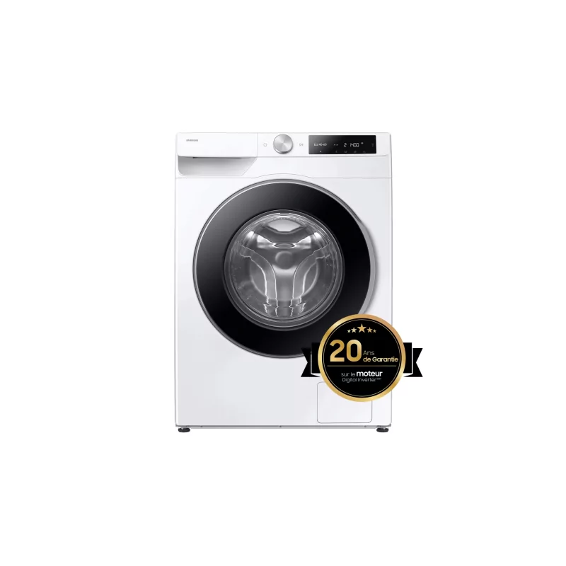 Kontrolsat - Máquina de Lavar Roupa Samsung WW90DG6U85LEU3 - (9 kg - 1400 rpm - Branco) Kontrolsat - Máquina de Lavar Roupa Samsung WW90DG6U85LEU3 - (9 kg - 1400 rpm - Branco)