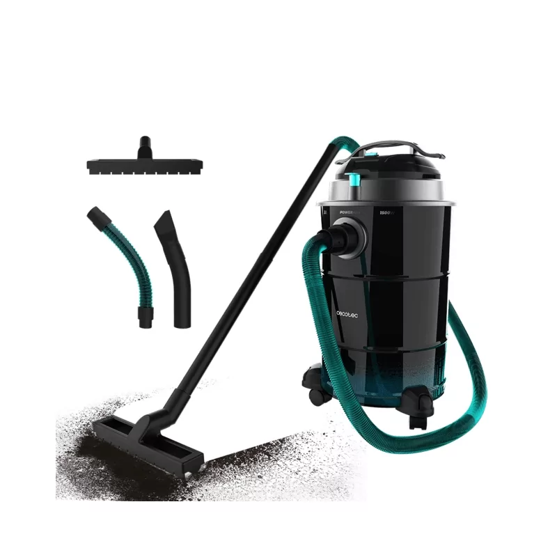 Kontrolsat - Aspirador de Cinzas Cecotec - ( 30 L - 1500 W ) Conga Ash 6000 Easy Go Xl