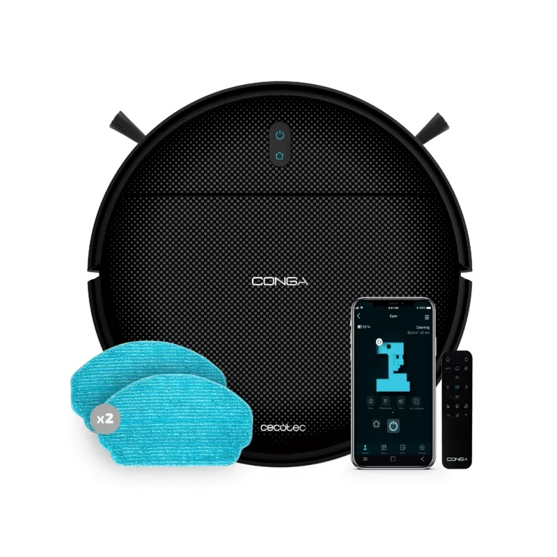 Kontrolsat - Cecotec Robot Vacuum Cleaner - (2000 Pa - 2.4 Wi-Fi and Bluetooth) Conga 999 Map X-Treme