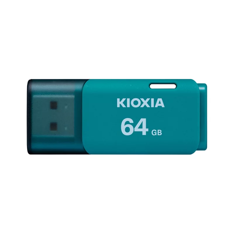 Kontrolsat - Pen Drive KIOXIA 64GB LU202L064G – USB 2.0, Compacta, Aqua Blue Kontrolsat - Pen Drive KIOXIA 64GB LU202L064G – USB 2.0, Compacta, Aqua Blue