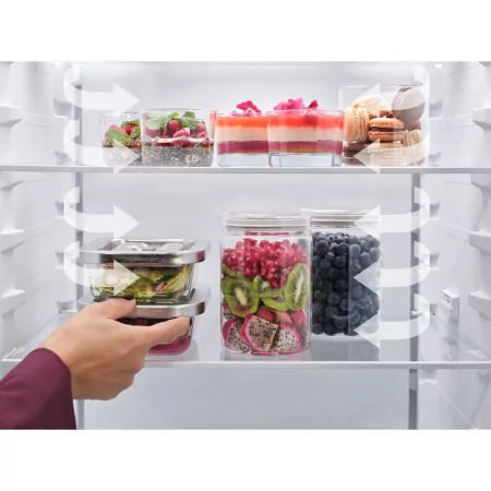 Kontrolsat - AEG RCB632E9MU Fridge Freezer (330L - Class E - Inox) Kontrolsat - AEG RCB632E9MU Fridge Freezer (330L - Class E - Inox)