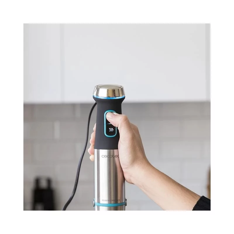Kontrolsat - Cecotec Power TitanBlack 1200 XL Hand Blender - (0.8 L - 1200 W - Silver)