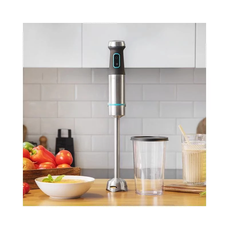 Kontrolsat - Cecotec Power TitanBlack 1200 XL Hand Blender - (0.8 L - 1200 W - Silver)