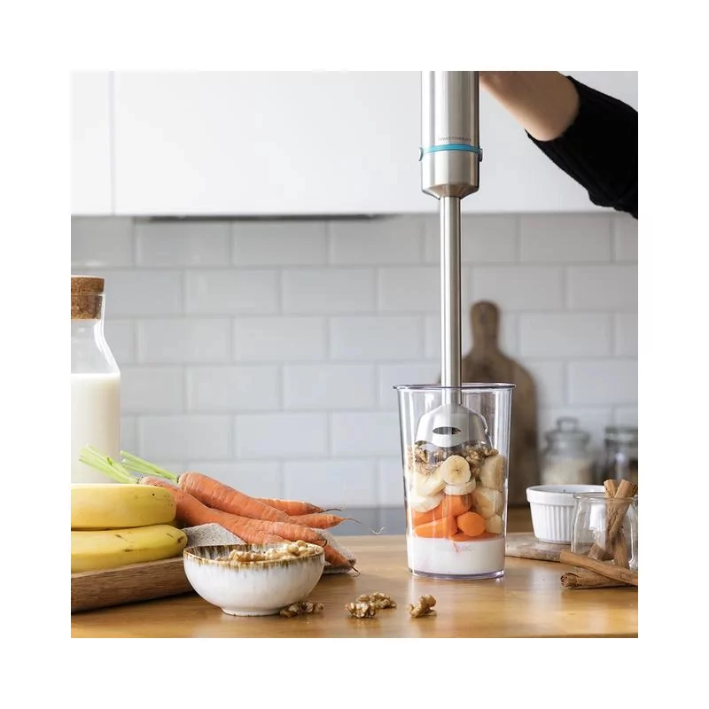 Kontrolsat - Cecotec Power TitanBlack 1200 XL Hand Blender - (0.8 L - 1200 W - Silver)