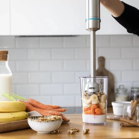 Kontrolsat - Cecotec Power TitanBlack 1200 XL Hand Blender - (0.8 L - 1200 W - Silver)