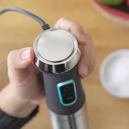 Kontrolsat - Cecotec Power TitanBlack 1200 XL Hand Blender - (0.8 L - 1200 W - Silver)